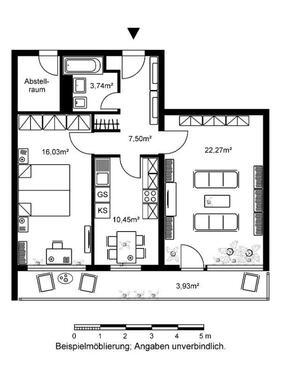 Foto - Etagenwohnung zur Miete in Bad Homburg vor der Höhe