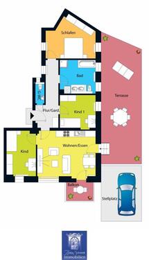 Foto - 4 Zimmer Erdgeschoßwohnung zur Miete in Coswig