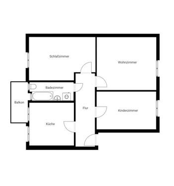 Foto - Etagenwohnung zur Miete in Erfurt