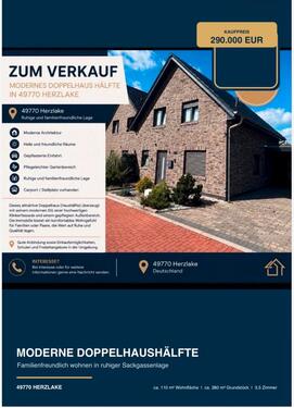 Foto - Doppelhaus Hälfte - 290.000,00&nbsp;EUR Kaufpreis, ca.&nbsp; 110,00&nbsp;m&sup2;