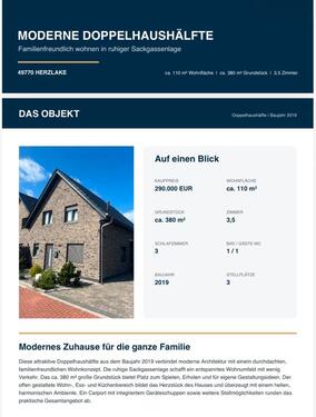 Foto - 3.5 Zimmer Doppelhaushälfte zum Kaufen in Herzlake