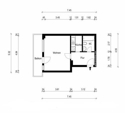 Foto - Etagenwohnung zur Miete in Jena