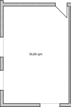 Foto - 36 qm Büro in der Fulda Galerie