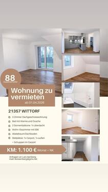 Foto - Moderne 3-Zimmer-Dachgeschosswohnung 88m2 mit CarportSchuppen