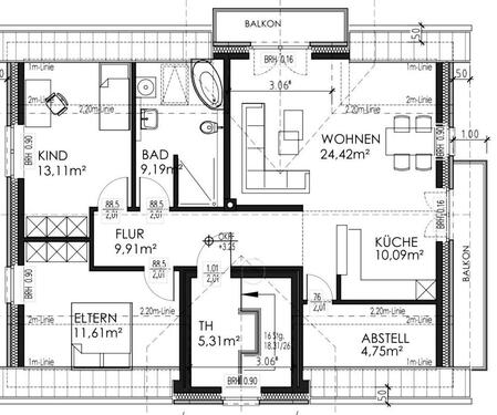 Foto - 3 Zimmer Etagenwohnung in Bardowick
