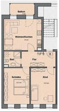 Foto - 3 Zimmer Etagenwohnung zur Miete in Leipzig