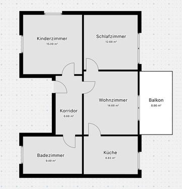 Foto - Traumhafte Wohnung mit Balkon und Blick ins Grüne