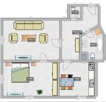 Schöne renovierte 2-Zi-Altbauwohnung und EBK in Bogen Zentrum