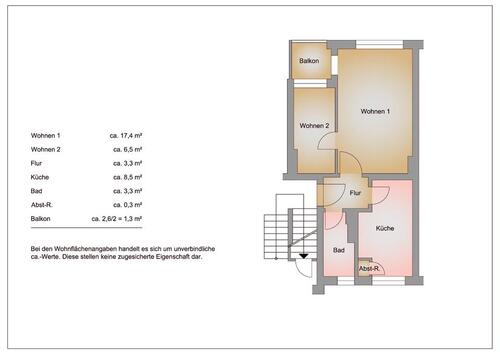 Foto - 2 Zimmer Etagenwohnung in Frankfurt (Oder)