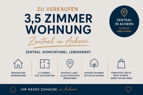 Foto - 3,5 Zi-WHG Zentral in Achern - 390.000,00&nbsp;EUR Kaufpreis, ca.&nbsp; 97,00&nbsp;m&sup2;