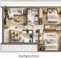 Schöne & helle 3-Zimmer-DG-Wohnung in Veitshöchheim ab 15.05.26