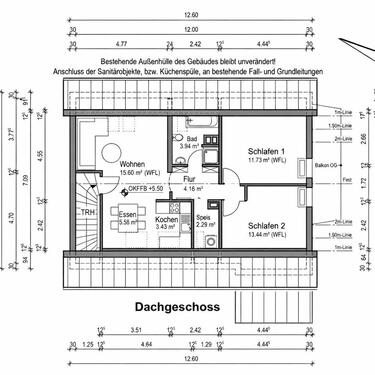 Foto - 3 Zimmer Dachgeschoßwohnung zur Miete in Veitshöchheim