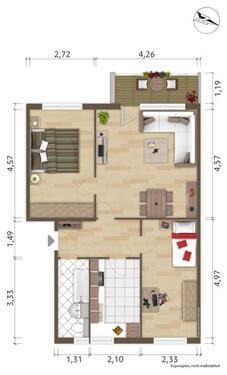 Foto - Etagenwohnung in Hoyerswerda zur Miete