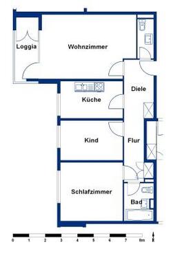 Foto - 3 Zimmer Etagenwohnung in Wolfsburg