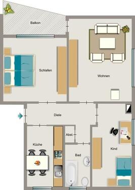 Foto - Etagenwohnung in Lünen