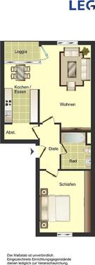 Foto - 2 Zimmer Etagenwohnung zur Miete in Duisburg