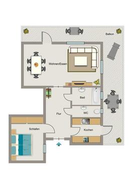 Foto - 2.5 Zimmer Etagenwohnung zur Miete in Lünen