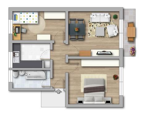 Foto - 3 Zimmer Etagenwohnung zur Miete in Halle (Saale)