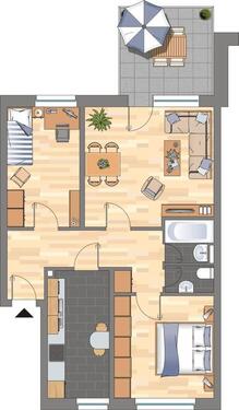 Foto - Etagenwohnung zur Miete in Wolfsburg