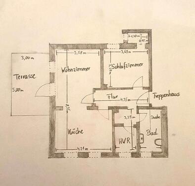 Foto - 2 Zimmer Hochparterre zur Miete in Detmold