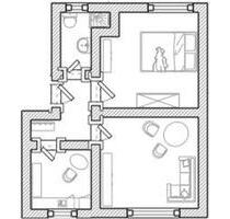 renovierte Wohnung in Brüssow - 400,00&nbsp;EUR Kaltmiete, ca.&nbsp; 54,00&nbsp;m&sup2; in Brüssow (PLZ: 17326)