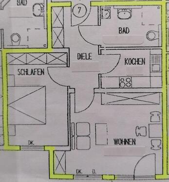 Foto - 2 Zimmer Etagenwohnung zur Miete in Staufenberg