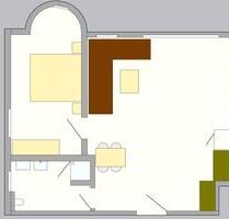 Helle, neu renovierte 2-Zimmer-Wohnung (48 m²) – voll möbliert – - Freystadt