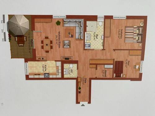 Foto - 3.5 Zimmer Etagenwohnung zum Kaufen in Frontenhausen