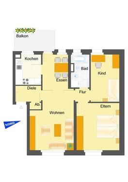 Foto - Etagenwohnung in Lüdenscheid