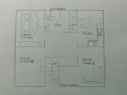 Foto - Gemütliche Wohnung in Hunsheim - 530,00&nbsp;EUR Kaltmiete,