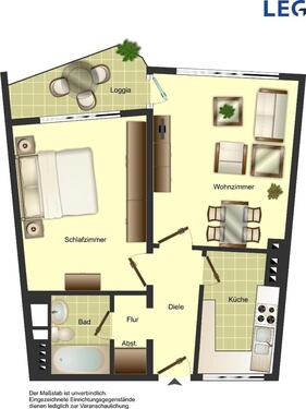 Foto - 2.5 Zimmer Erdgeschoßwohnung zur Miete in Solingen