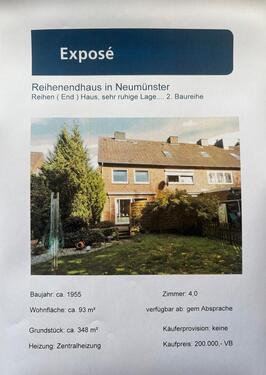 Foto - Reihenendhaus - 200.000,00 EUR Kaufpreis,