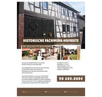 Historische Fachwerk-Hofreite - 680.000,00&nbsp;EUR Kaufpreis, ca.&nbsp; 619,00&nbsp;m&sup2; in Babenhausen (PLZ: 64832)