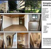 Großzügige 2-Zimmer Mietwohnung - Bayreuth Bernecker Straße / Insel / Riedelsberg