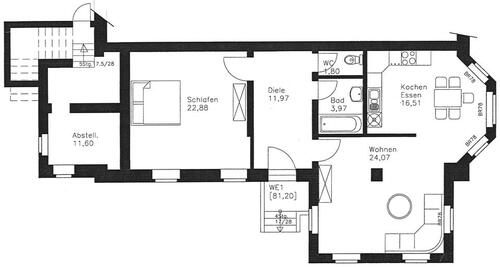 Foto - 2 Zimmer Etagenwohnung zur Miete in Leipzig