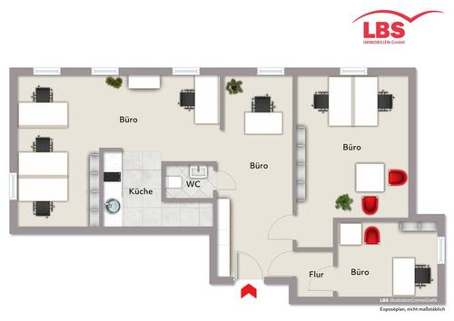 Foto - Attraktive BüroflächePraxis zur Miete in Recklinghausen-Speckhorn
