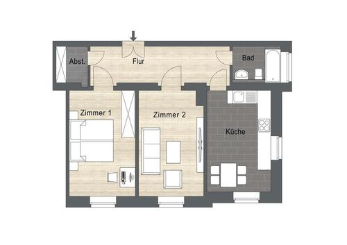 Foto - 3 Zimmer Etagenwohnung in Dresden