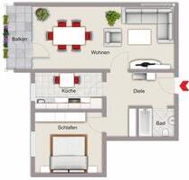 2 Zimmer 70qm Wohnung in Bensheim