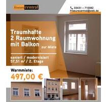 2 Raumwohnung in Döbeln - 497,00&nbsp;EUR Kaltmiete, ca.&nbsp; 57,00&nbsp;m&sup2; in Döbeln (PLZ: 04720)