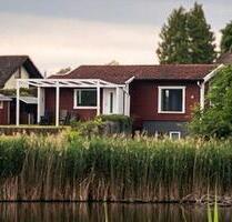 Schwedenhaus in 1. Reihe am See – Prov.frei & mit Klimanlage! - Großostheim