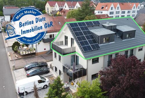 Foto - DIETZ: Hochwertige Ausstattung in penthouseähnlicher Wohnung mit 2 großen Balkonen! Wohnungsaufzug!