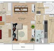 helle Etagenwohnung 1. OG, 102 qm ab Dezember - Netphen