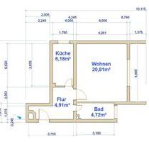 40 m² Wohnung in Rüsselsheim - 600,00&nbsp;EUR Kaltmiete, ca.&nbsp; 40,00&nbsp;m&sup2; in Rüsselsheim am Main (PLZ: 65428)