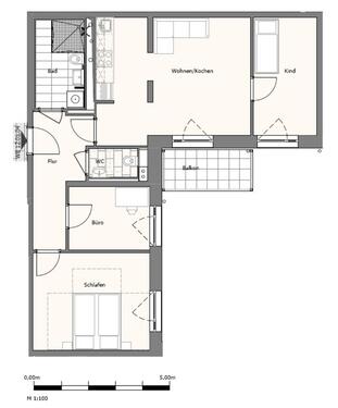 Foto - Etagenwohnung zur Miete in Berlin