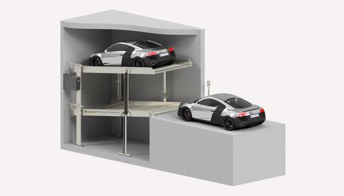 Foto - Duplex Garage Münchner Freiheit - Unterer Stellplatz in Tiefgarag