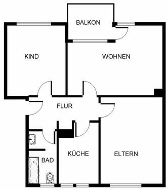 Foto - Etagenwohnung zur Miete in Köln