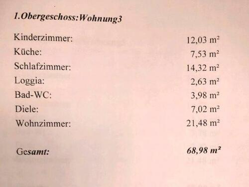 Foto - 3 Zimmer Etagenwohnung zur Miete in Alsfeld