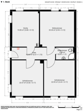 Foto - Etagenwohnung in Güstrow