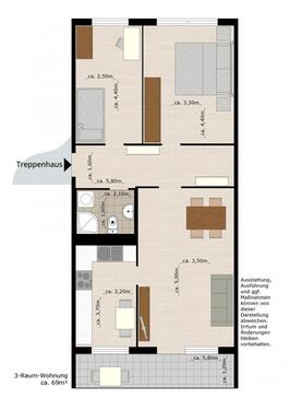 Foto - 3 Zimmer Etagenwohnung in Dessau-Roßlau