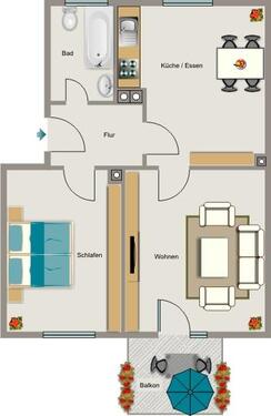 Foto - 2.5 Zimmer Etagenwohnung zur Miete in Essen